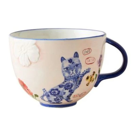 Anthropologie Other - ANTHROPOLOGIE - NATHALIE LETE MUG - CAT
